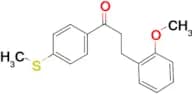 3-(2-methoxyphenyl)-4′-thiomethylpropiophenone