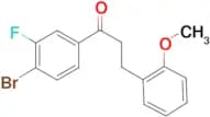 4′-bromo-3′-fluoro-3-(2-methoxyphenyl)propiophenone