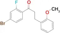 4′-bromo-2′-fluoro-3-(2-methoxyphenyl)propiophenone