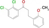 2′,3′-dichloro-3-(2-methoxyphenyl)propiophenone