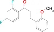 2′,4′-difluoro-3-(2-methoxyphenyl)propiophenone