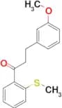 3-(3-methoxyphenyl)-2′-thiomethylpropiophenone