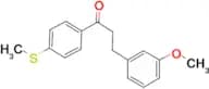 3-(3-methoxyphenyl)-4′-thiomethylpropiophenone