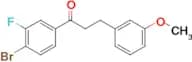 4′-bromo-3′-fluoro-3-(3-methoxyphenyl)propiophenone