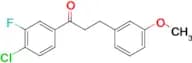 4′-chloro-3′-fluoro-3-(3-methoxyphenyl)propiophenone