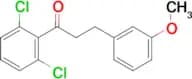 2′,6′-dichloro-3-(3-methoxyphenyl)propiophenone