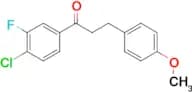 4′-chloro-3′-fluoro-3-(4-methoxyphenyl)propiophenone