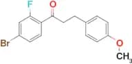 4′-bromo-2′-fluoro-3-(4-methoxyphenyl)propiophenone