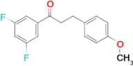 3′,5′-difluoro-3-(4-methoxyphenyl)propiophenone