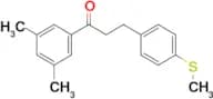 3′,5′-dimethyl-3-(4-thiomethylphenyl)propiophenone