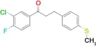 3′-chloro-4′-fluoro-3-(4-thiomethylphenyl)propiophenone
