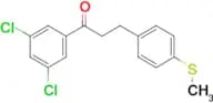 3′,5′-dichloro-3-(4-thiomethylphenyl)propiophenone