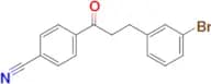 3-(3-bromophenyl)-4′-cyanopropiophenone