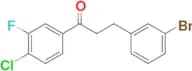 3-(3-bromophenyl)-4′-chloro-3′-fluoropropiophenone