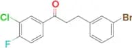 3-(3-bromophenyl)-3′-chloro-4′-fluoropropiophenone