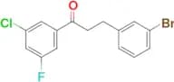 3-(3-bromophenyl)-3′-chloro-5′-fluoropropiophenone