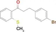 3-(4-bromophenyl)-2′-thiomethylpropiophenone