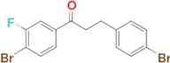 4′-bromo-3-(4-bromophenyl)-3′-fluoropropiophenone