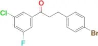 3-(4-bromophenyl)-3′-chloro-5′-fluoropropiophenone