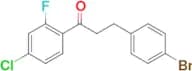 3-(4-bromophenyl)-4′-chloro-2′-fluoropropiophenone