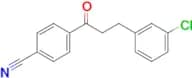 3-(3-chlorophenyl)-4′-cyanopropiophenone