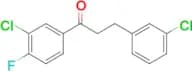3′-chloro-3-(3-chlorophenyl)-4′-fluoropropiophenone