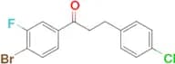 4′-bromo-3-(4-chlorophenyl)-3′-fluoropropiophenone