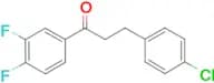 3-(4-chlorophenyl)-3′,4′-difluoropropiophenone