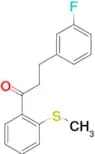 3-(3-fluorophenyl)-2′-thiomethylpropiophenone