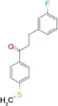 3-(3-fluorophenyl)-4′-thiomethylpropiophenone