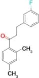 2′,4′-dimethyl-3-(3-fluorophenyl)propiophenone