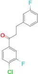 4′-Chloro-3′-fluoro-3-(3-fluorophenyl)propiophenone