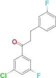 3′-chloro-5′-fluoro-3-(3-fluorophenyl)propiophenone