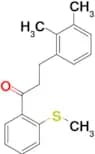3-(2,3-dimethylphenyl)-2′-thiomethylpropiophenone