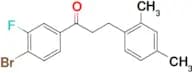 4′-bromo-3-(2,4-dimethylphenyl)-3′-fluoropropiophenone