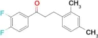 3′,4′-difluoro-3-(2,4-dimethylphenyl)propiophenone