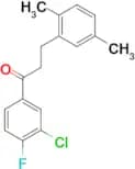 3′-chloro-3-(2,5-dimethylphenyl)-4′-fluoropropiophenone