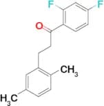 2′,4′-difluoro-3-(2,5-dimethylphenyl)propiophenone
