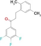 3-(2,5-dimethylphenyl)-3′,4′,5′-trifluoropropiophenone