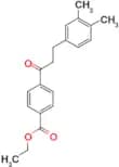 4′-carboethoxy-3-(3,4-dimethylphenyl)propiophenone