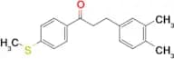 3-(3,4-dimethylphenyl)-4′-thiomethylpropiophenone