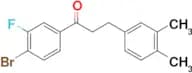 4′-bromo-3-(3,4-dimethylphenyl)-3′-fluoropropiophenone