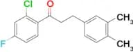 2′-chloro-3-(3,4-dimethylphenyl)-4′-fluoropropiophenone