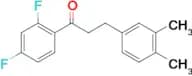 2′,4′-difluoro-3-(3,4-dimethylphenyl)propiophenone