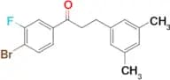 4′-bromo-3-(3,5-dimethylphenyl)-3′-fluoropropiophenone