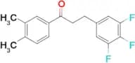 3′,4′-dimethyl-3-(3,4,5-trifluorophenyl)propiophenone