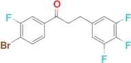 4′-bromo-3′-fluoro-3-(3,4,5-trifluorophenyl)propiophenone