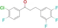 3′-chloro-4′-fluoro-3-(3,4,5-trifluorophenyl)propiophenone