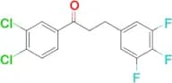 3′,4′-dichloro-3-(3,4,5-trifluorophenyl)propiophenone