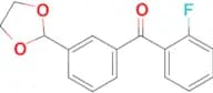 3'-(1,3-Dioxolan-2-yl)-2-fluorobenzophenone